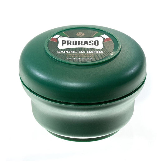 Savon à Raser Proraso Green à l'Eucalyptus et au Menthol